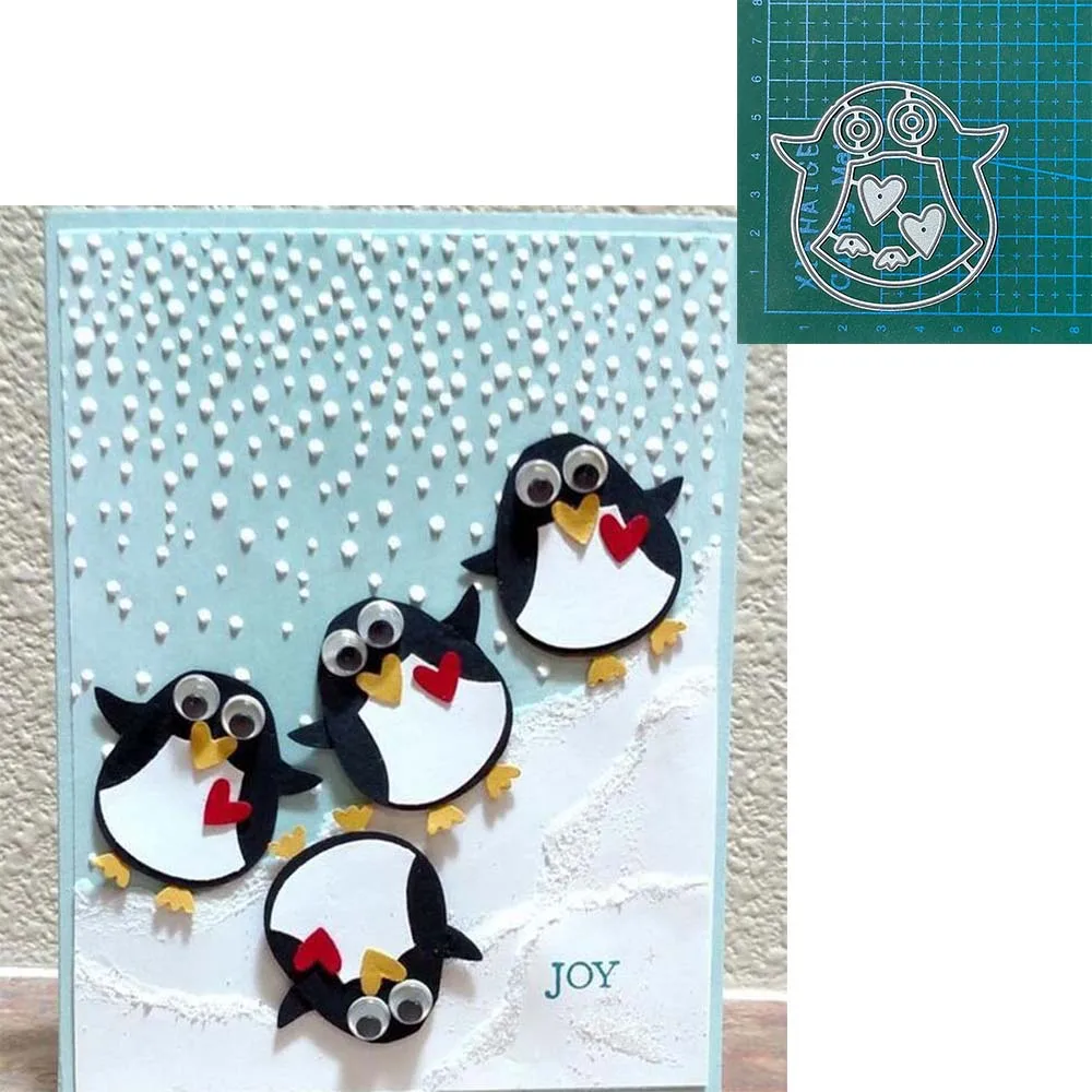 

New Penguin Animal 2023 Metal Cutting Dies for DIY Scrapbooking Decorative and Card Making Embossing Craft Stencils