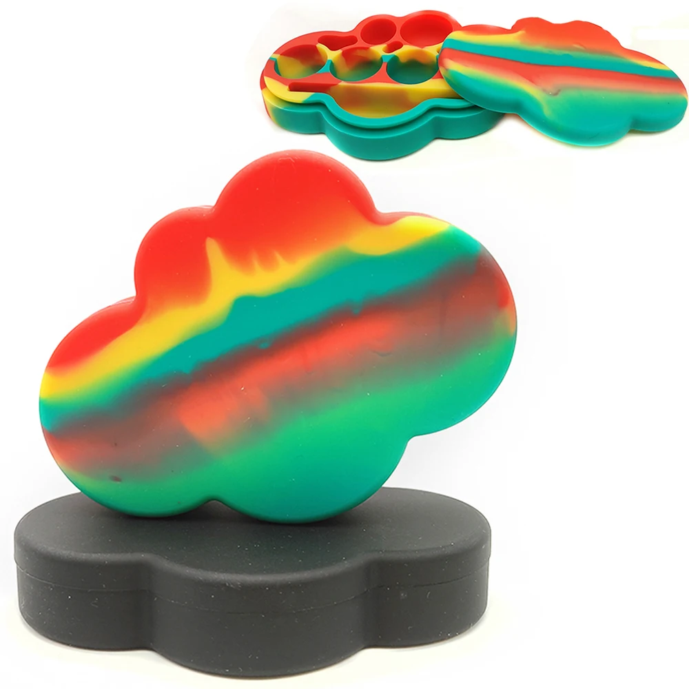 

10 шт., антипригарные силиконовые банки для хранения масла и воска