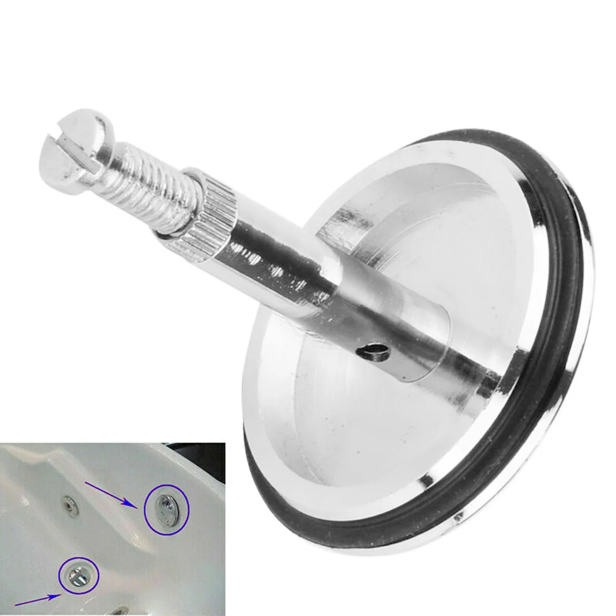 

1*Bathtub Stopper 43mm Brass Bathtub Plug Drain Plug Valve Bathtub Drain Stopper For Most Sinks, Sinks And Bath Tubs