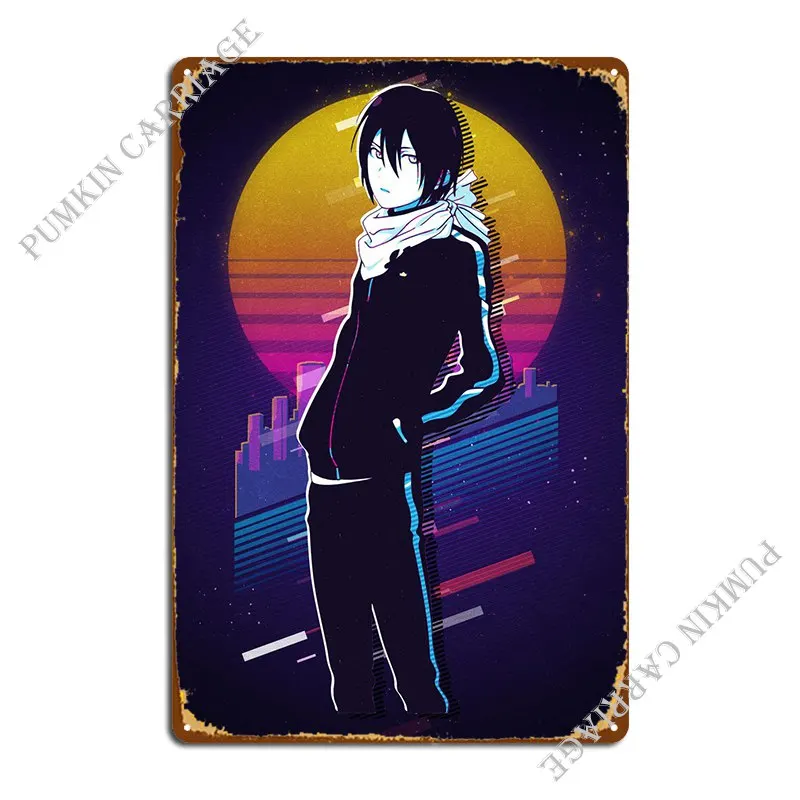 

Норагами металлический плакат на стену ржавый настенный плакат оловянный плакат