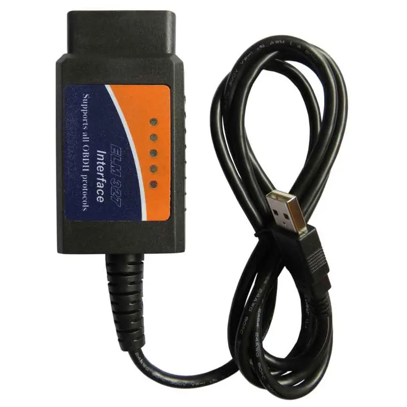 Автомобильный диагностический сканер ELM327 с интерфейсом USB OBD2, чип FT232RL ELM-327 V1.5 ELM 327 USB OBD 2, бесплатная доставка