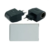 1pcs 12v eu plug car cigarette lighter power adapter ac 220v to dc converter automobile accessories