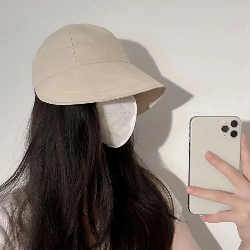

Sun Visor Hat Stylish Soft Wide Brim Ladies Casual Sun Visor Fisherman Hat Outdoor Use Summer Hat Sunscreen Hat