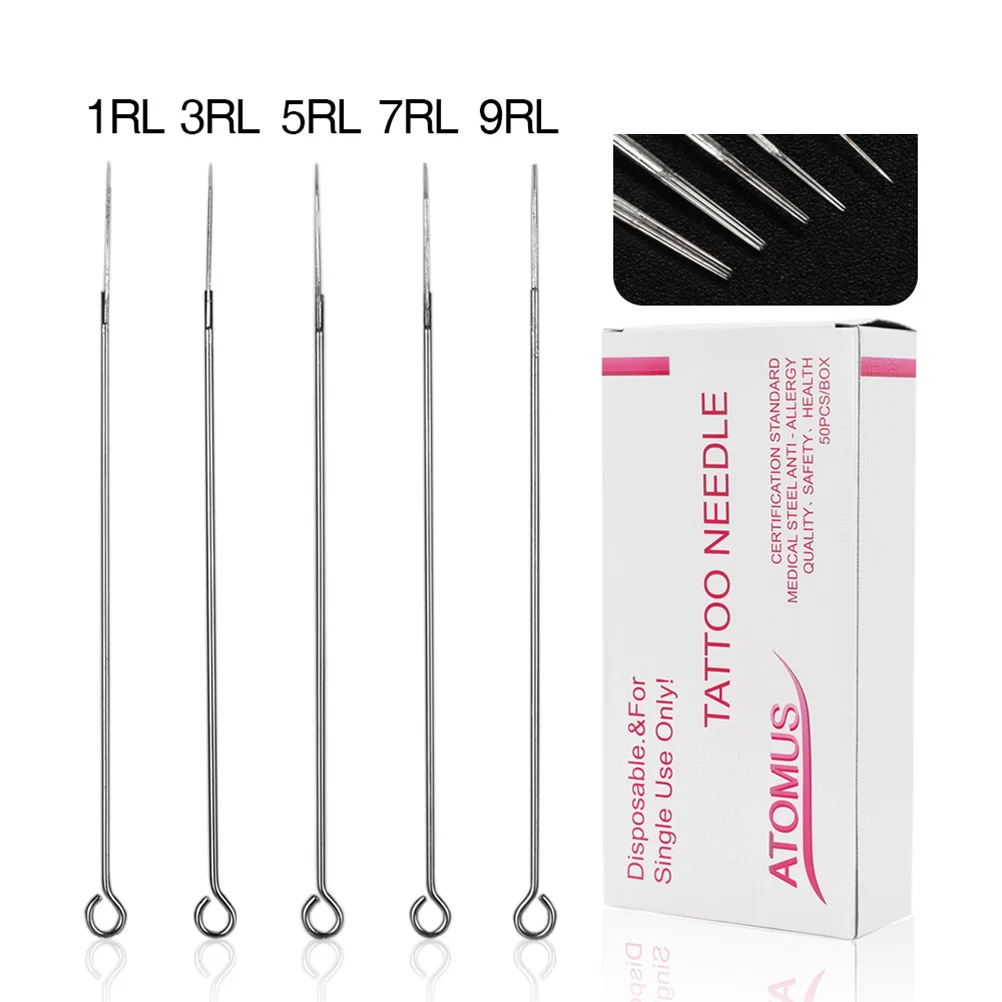 

Needlemachine Disposable Round Liner Sterilizedsupplies Secant Shader Tattooing Stainless Steel