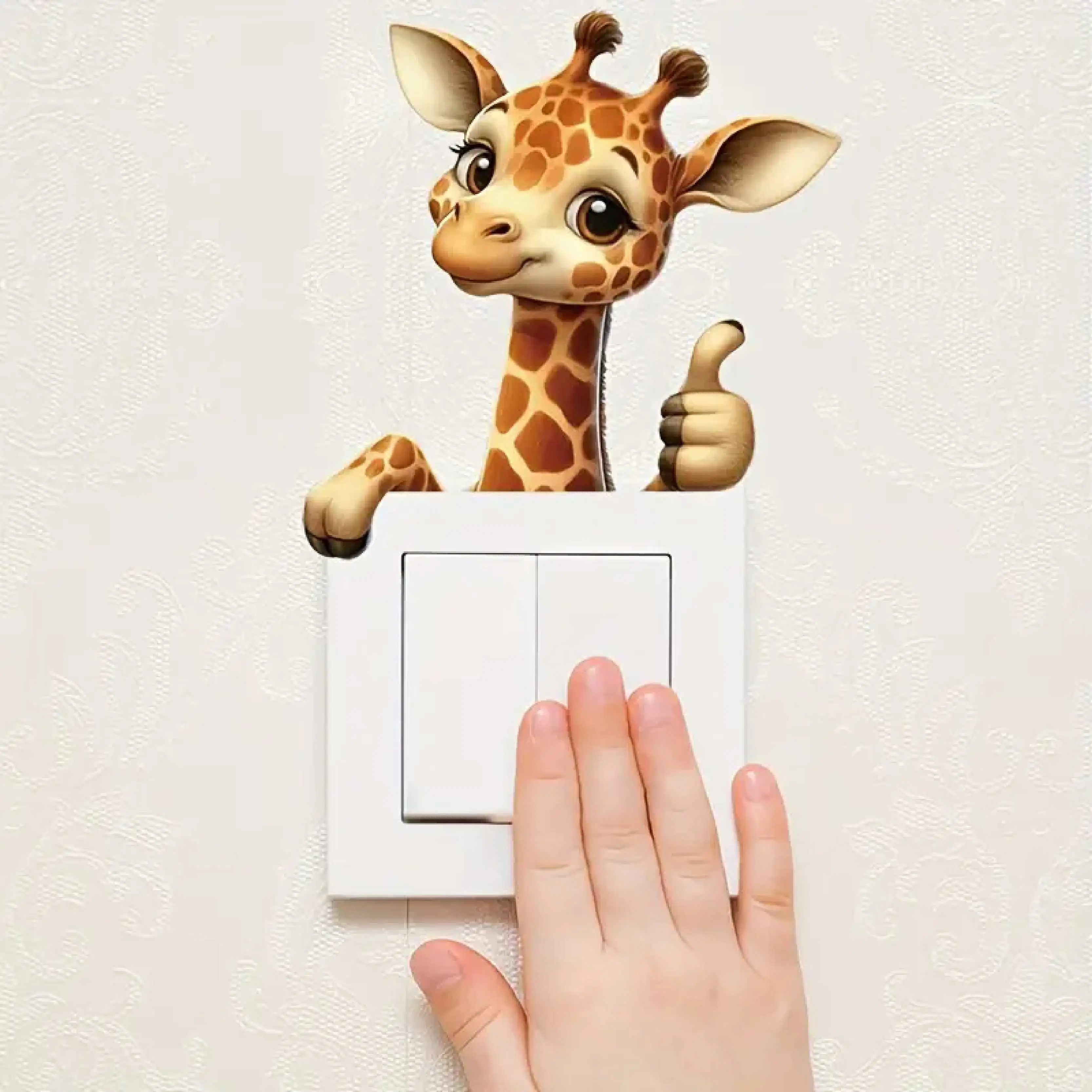 

Жирафа настенная наклейка для выключателя