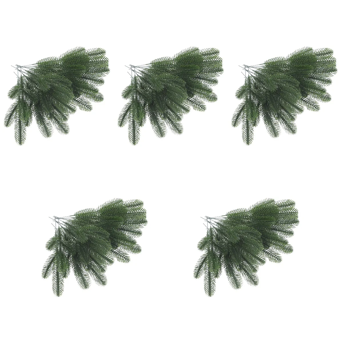 

120 pcs Simulated Pine Needle Stems Faux Pine Stems Artificial Plants Fake Greenery Wedding Centerpiece