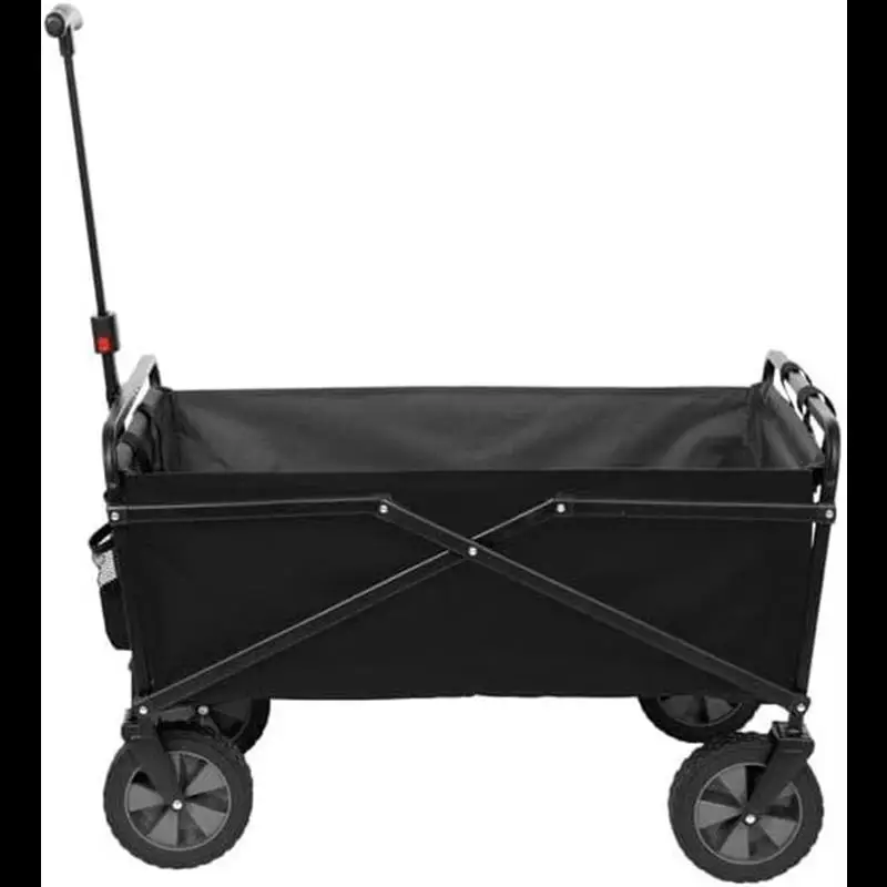 

Wagon,Outdoor Carts,Dump Cart,Garden Cart,Compact,Outdoor,Folding,Utility, Black