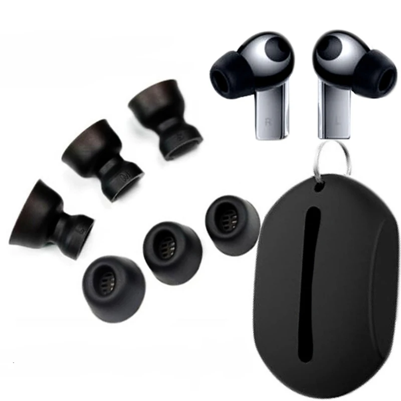 

3Pair Ear Buds Tips Plugs Soft Silicone Earbud Cover for Huawei FreebudsPro