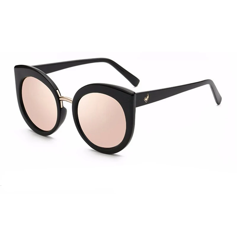 Солнцезащитные очки кошачий глаз для мужчин и женщин винтажные зеркальные