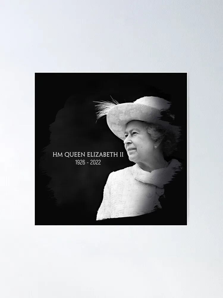 

Queen Elizabeth Poster Printed Canvas Posters Wall Art Home Office Decor