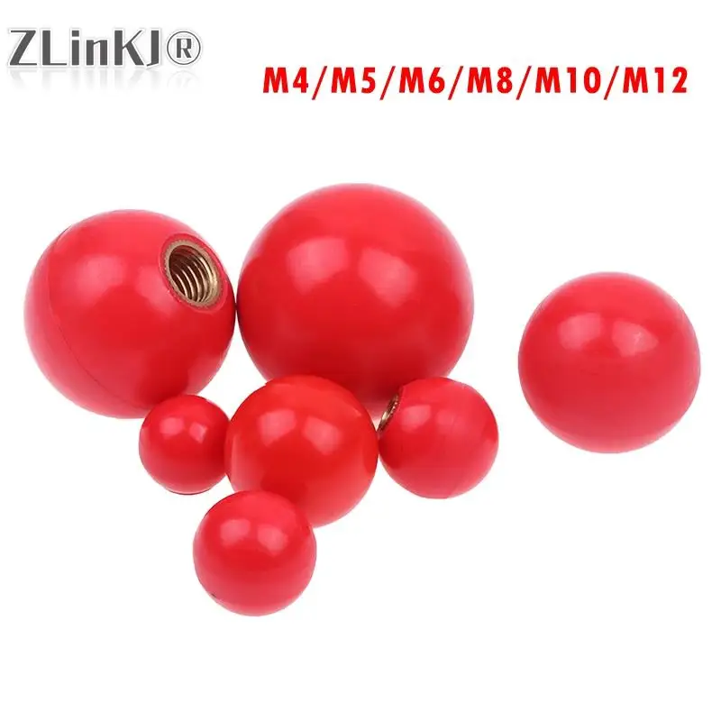 

Red Bakelite Core Diameter Bakelite Ball Lever Knob Machine Tool Replacement Accessory Round Handle M4/M5/M6/M8/M10/M12 Wholesal