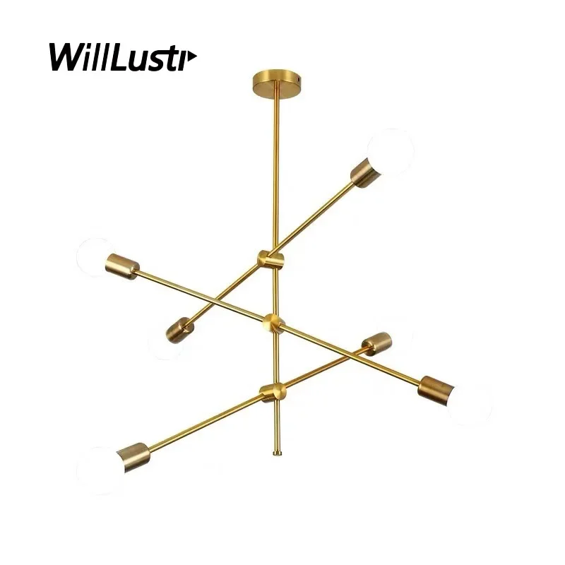 Современная железная Подвесная лампа потолочный светильник с геометрической