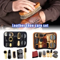 new durable shoes cleaner care kit polish travel size cleaning tools shine kit leather polish household products tooled supplies