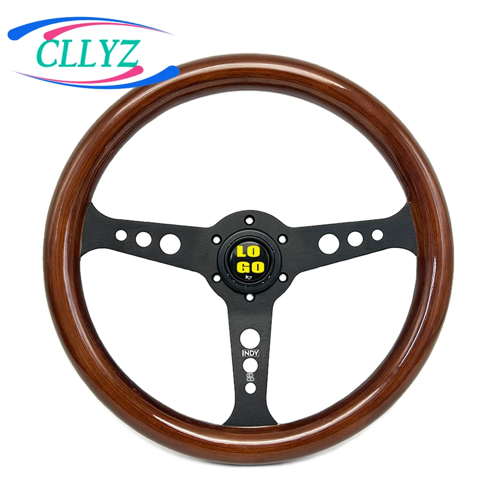 

Универсальный руль CLLYZ из массива дерева, 14 дюймов, 350 мм, классическое Ретро Рулевое колесо для Volk Santana