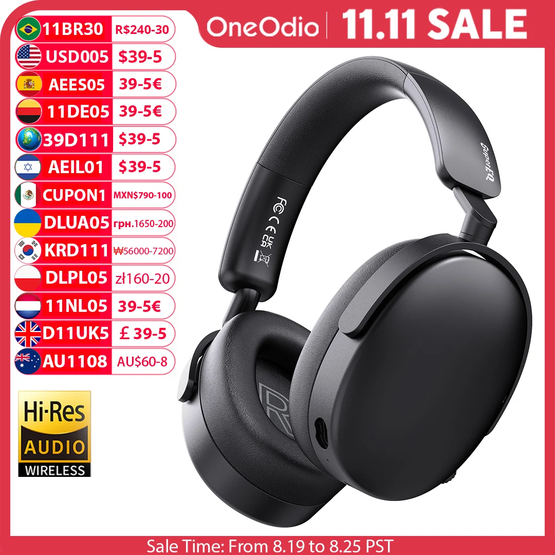Беспроводные наушники Oneodio SuperEQ A200