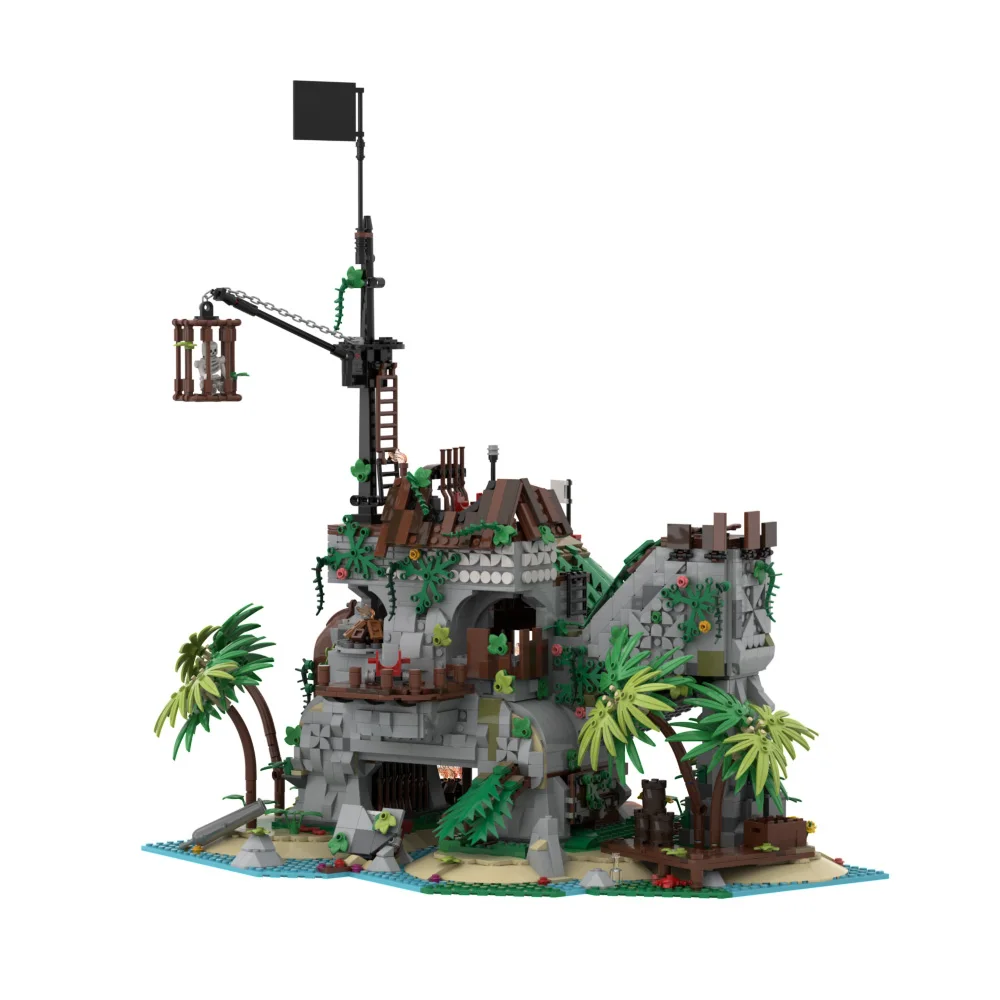 MOC 21322 Forbidden Island Pirate Barracuda Bay Building Blocks Set Assemble Model Idea Toys For Children Birthday Gifts 2953PCS