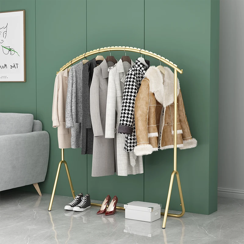 

Bedroom Clothing Rack Stand Hanger Outdoor Clothing Rack Stand Boutique Hanger Hallway Perchero Pared Space Saving Furniture Z7