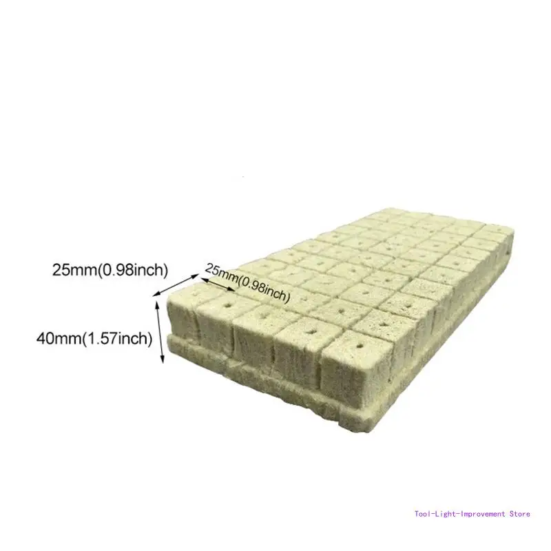 C63E 50 шт. кубики из минеральной ваты для выращивания черенков клонирования