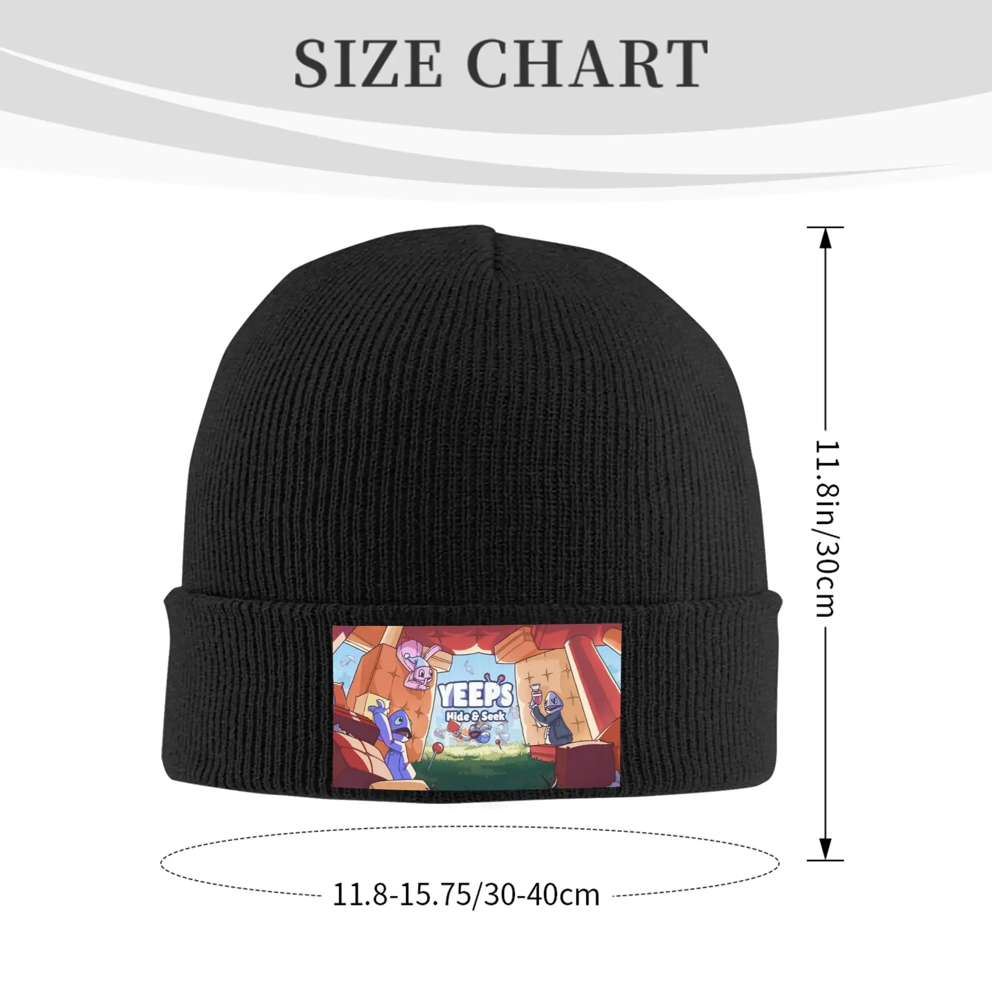 Фото Yeeps Hide and Seek зимние шапки Skullies, теплые осенние вязаные шапки, шапки для женщин и мужчин №1