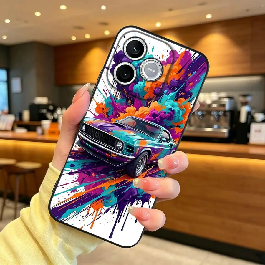Красочный чехол для телефона в виде спортивного автомобиля для Honor 600 Lite X9a X9d X6 70 8X 200 400 X7 X8d X5b 90 Magic5 X8 X9c X6d X7d (art.: 3920dbce48704) - 3920dbce48704