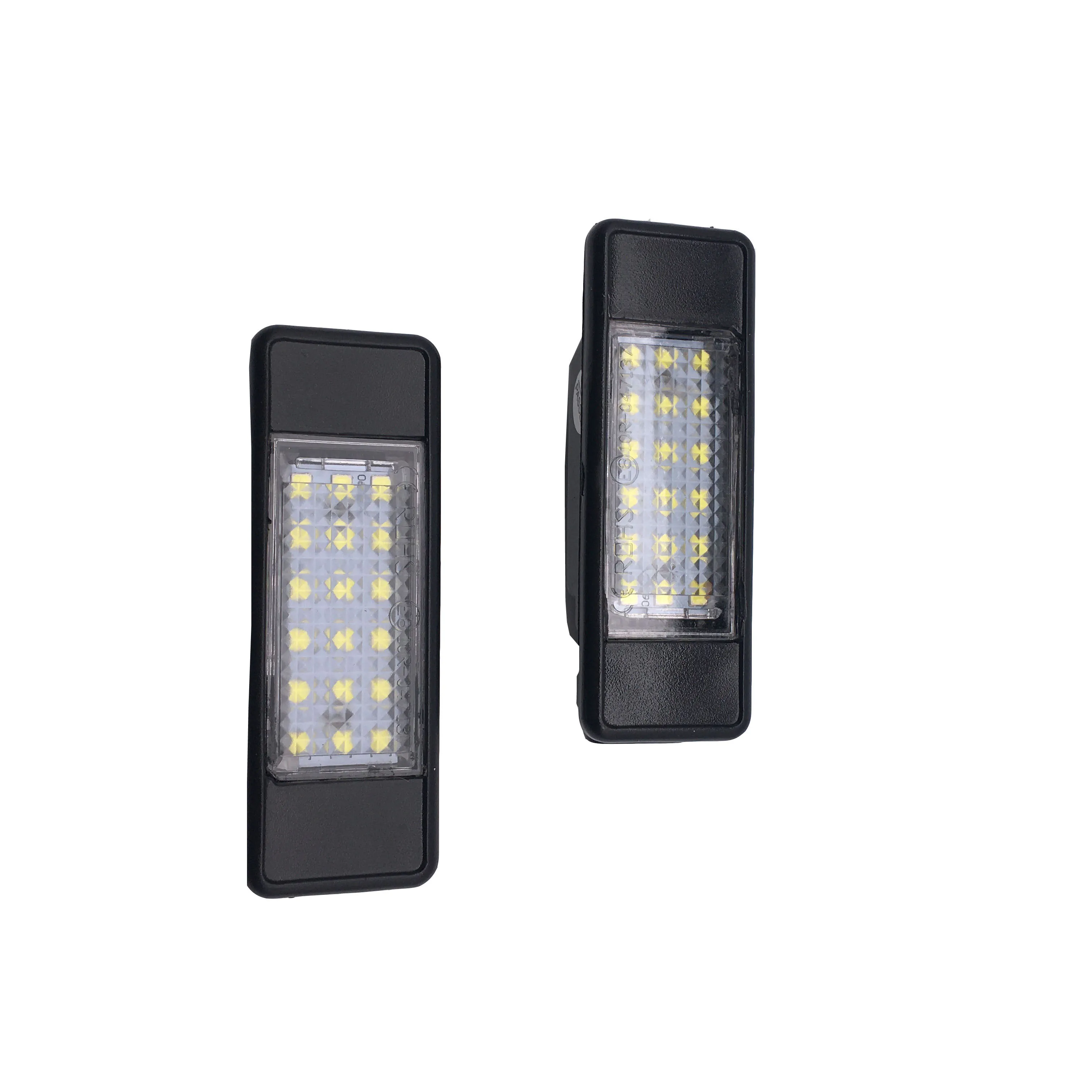 2X 18 LED SMD License Number Plate Light Lamp 6000K 9682403680 For Peugeot 106 207 307 308 406 407 For CITROEN C3 C4 C5 C6 C8