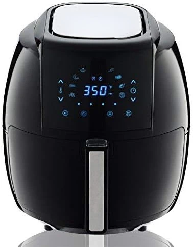 

5.8-QT 8-in-1 Digital Air Fryer with Recipe Book, Black