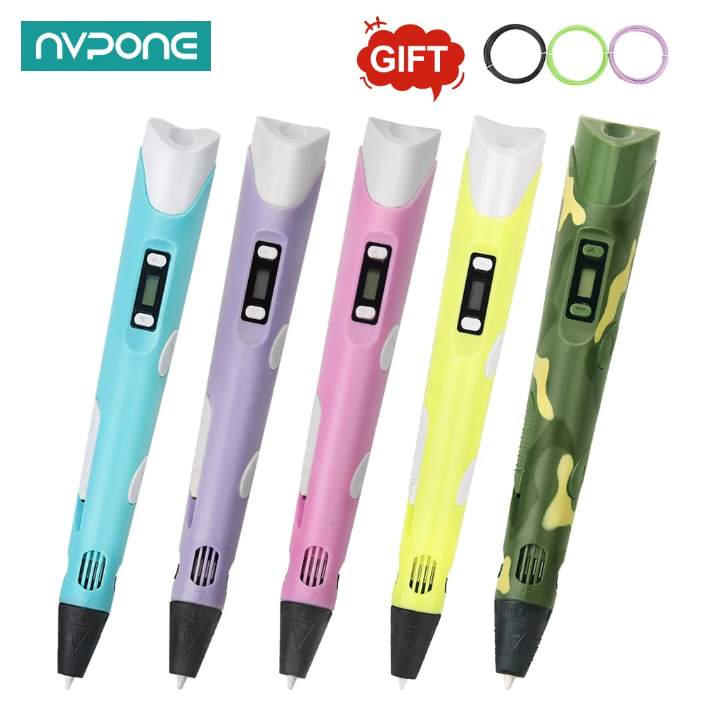 

3D Printing Pen Draw Pencil Toy LCD Screen diy 3d Pen Children Creative Toys Safe 3D Pen for Kids Christmas Birthday Gift