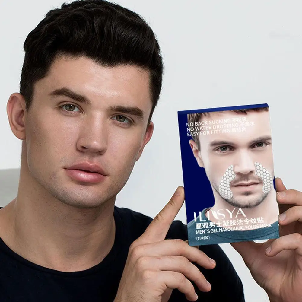 

10 Pairs Collagen Eye Patches For Men Moisturizing Eye Mask Gel Eye Bags Lines Anti-wrinkles Dark Circle Removal For Skincare