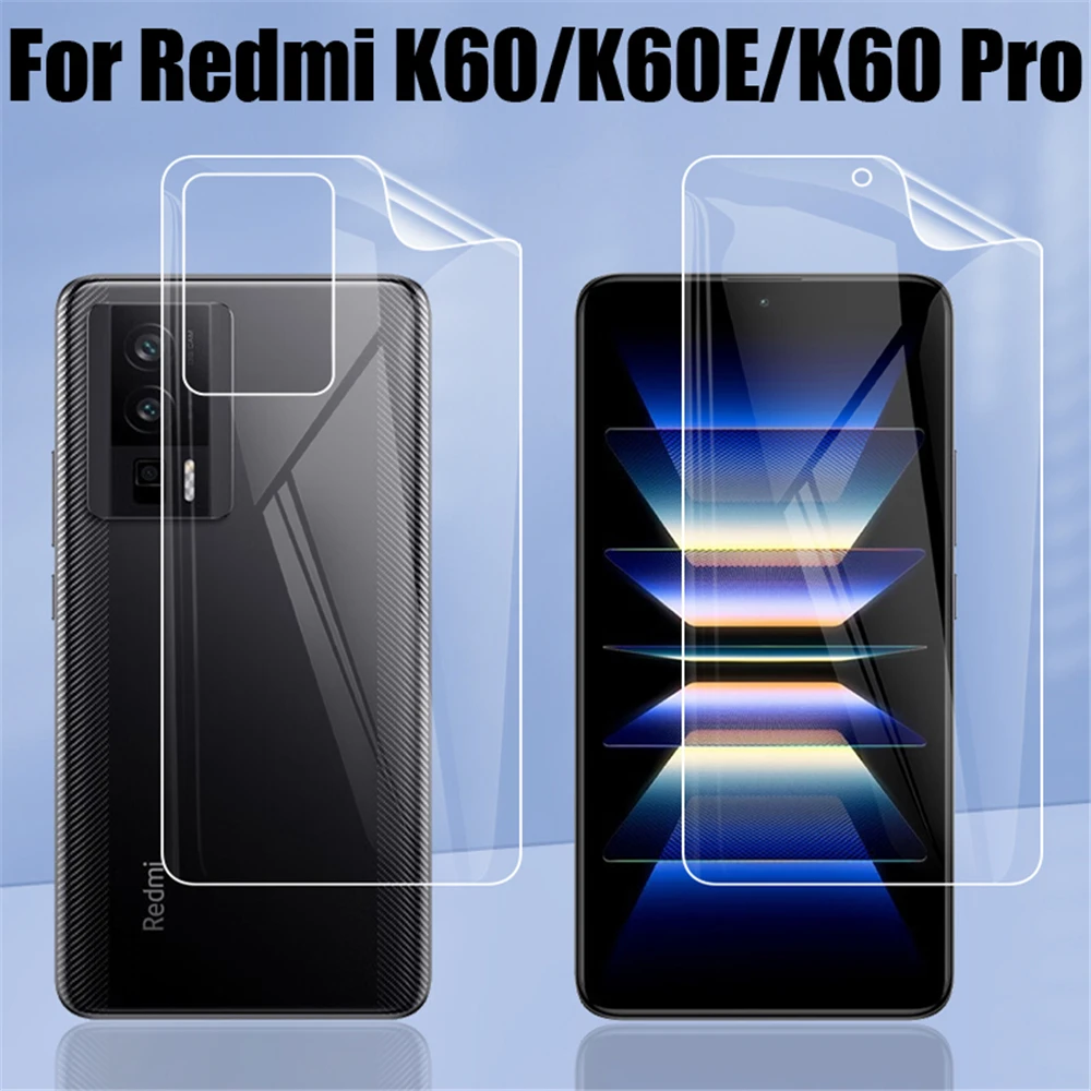

3 шт. матовая прозрачная Гидрогелевая пленка для Xiaomi Redmi K60 K50 Pro Полное покрытие мягкая защита экрана для Redmi K60E K50 Ультра наклейка