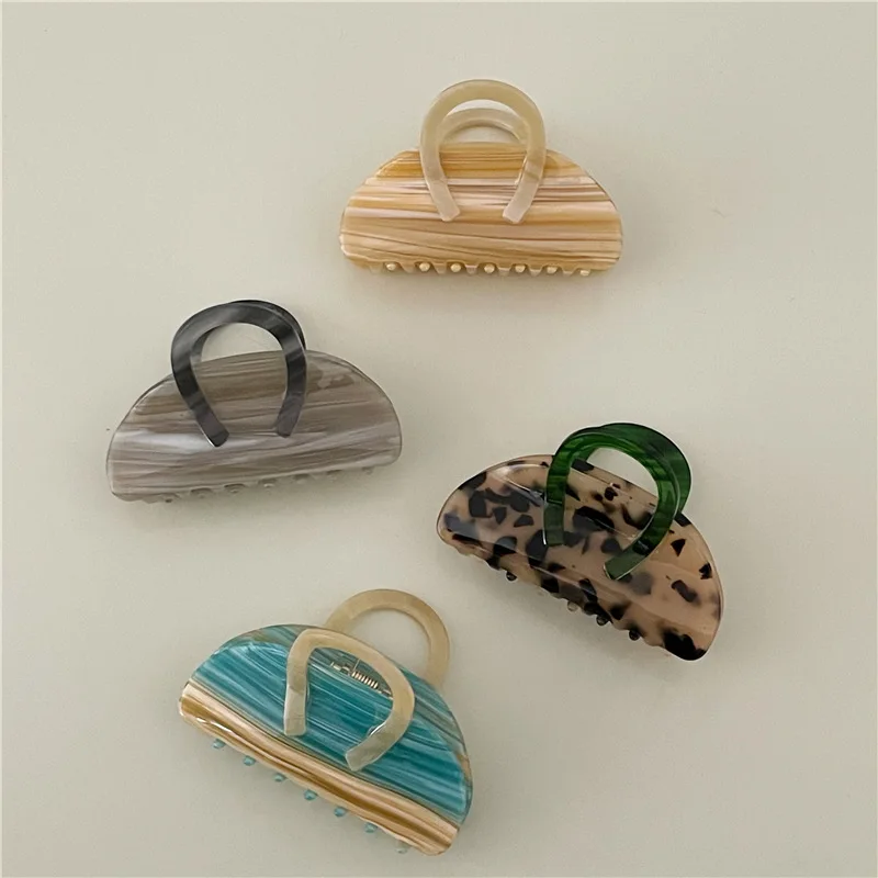 

Large Acetate Leopard Print Bag Shape Hairpins Hair Clip Crab Hair Claws For Women Girl Hair Accessories Headdress Party Gifts