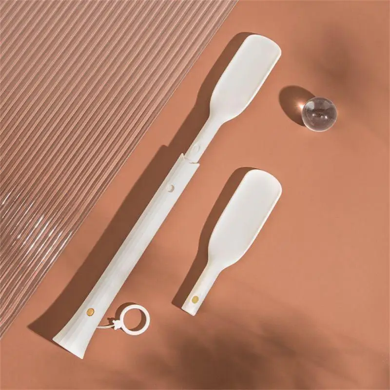 

Easily Wear Shoes And Lift Shoes Shoe Accessories Hanging Ring Design Without Bending Over Shoehorn Spoon Shape Retractable