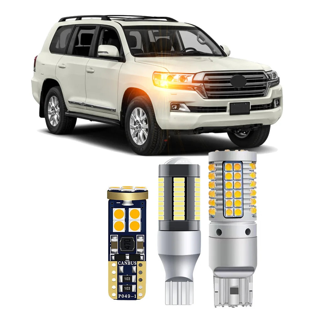 Для Toyota Land Cruiser J200 J300 2016 2017 2018 2019 2020 2021светодиодные лампы внешний сигнал поворота задний фонарь Canbus