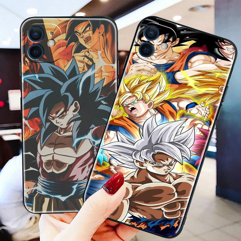 

Dragon Ball Anime Phone Cases For iPhone 11 12 Pro MAX 6 6S 7 8 Plus XS 12 13 Mini X XR SE 2020 New Silicone Back Cover Fanda