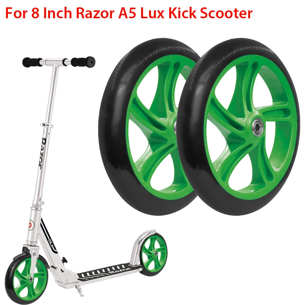 

1/2pc 200mm Adult Kick Scooter Wheels For 8 Inch Razor A5 Lux Wheel for Commuter City Street Push Kick Scooters Wheels