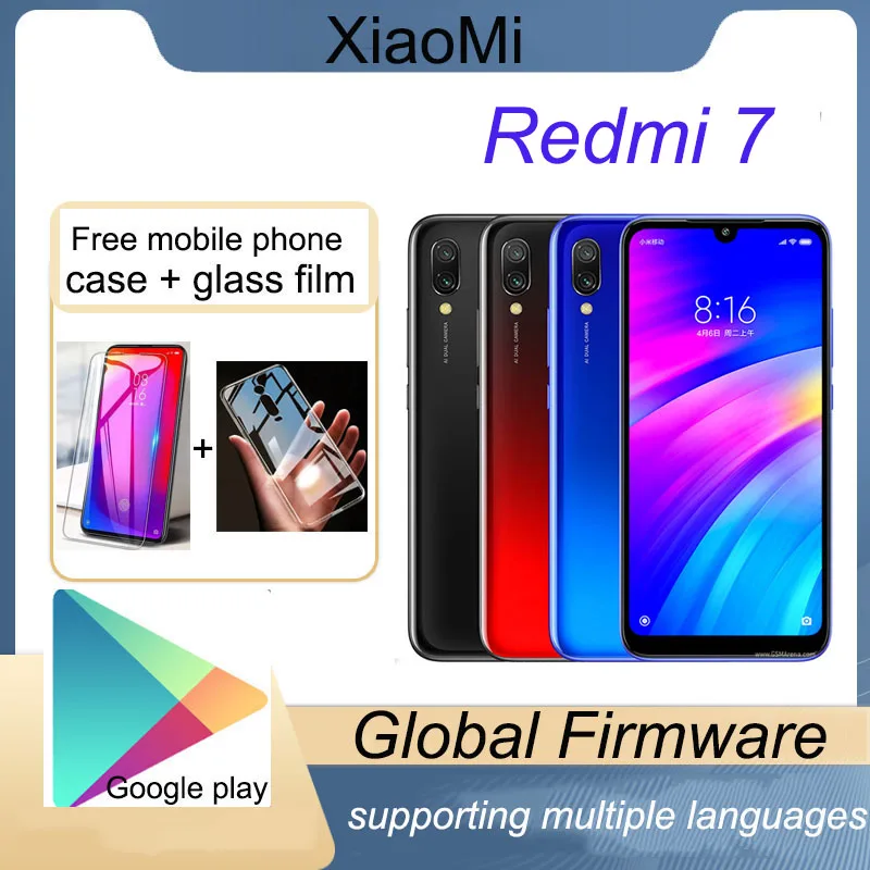 Xiaomi Redmi 7 Smartphone /Redmi 6 Celulares Android Googleplay 4000mAh Fingerprint Dual SIM