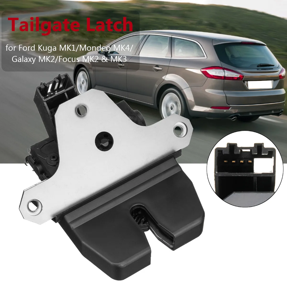 

4Pin Tailgate Trunk Lock Latch For Ford Kuga MK1/Mondeo MK4/Galaxy MK2/Focus MK2 & MK3 1920840 1856670 8M51 R442A66DC