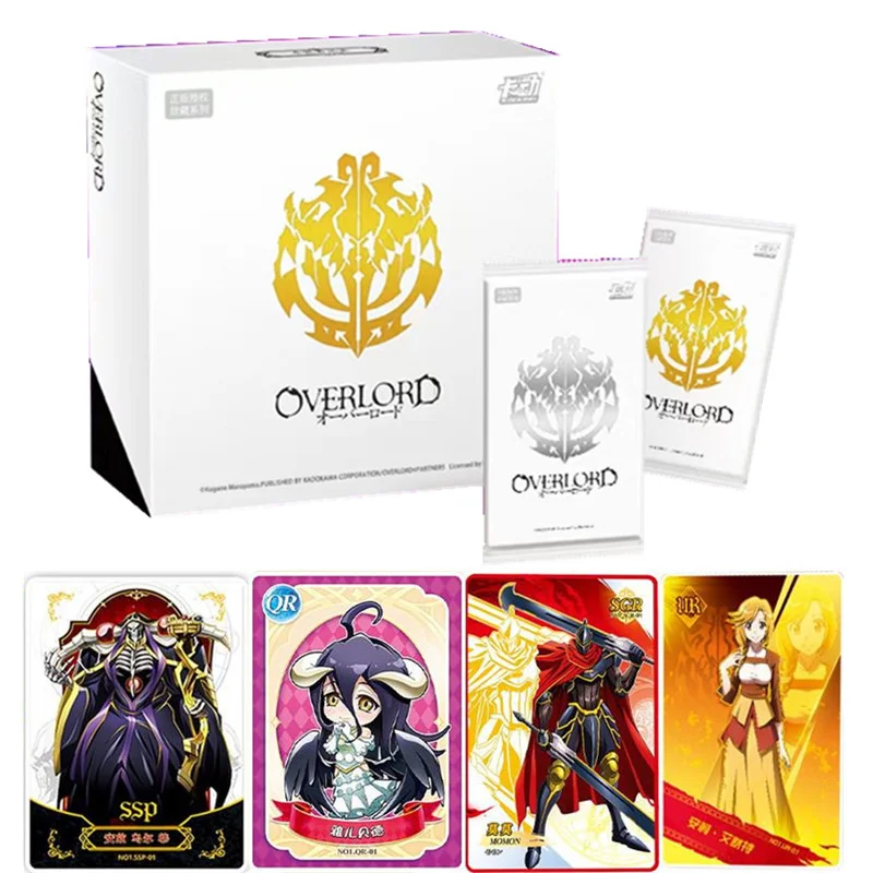 

Anime OVERLORD Collection Card Albedo Toys Gift for Kids Child Japanese Anime TCG Cartas Games Card Box Children Birthday Gift