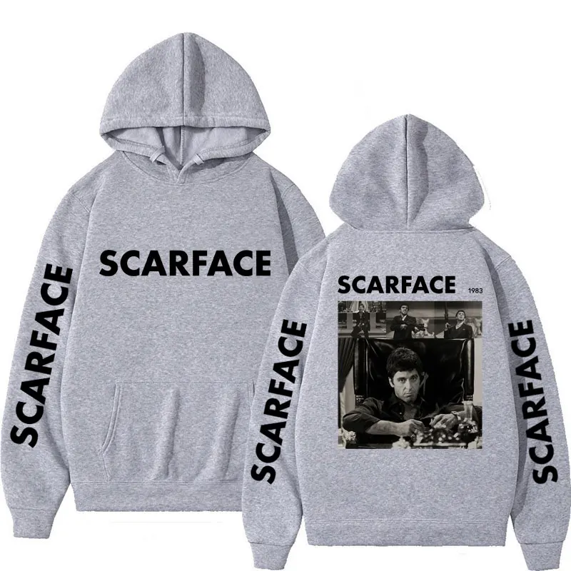 Толстовка Dshztooma с принтом Тони Монтана