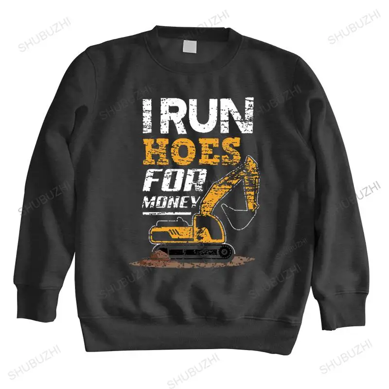 Толстовка мужская с круглым вырезом хлопковая кофта капюшоном брендовая