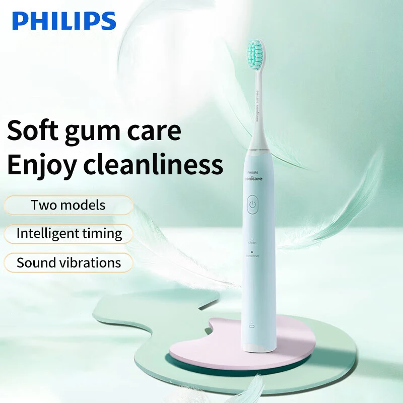 

Philips Sonicare 2100 Series HX2422 Sonic Electric Toothbrush USB Charge Adult Tooth Brush 2 Mode 2 Min Timer IPX7 Waterproof