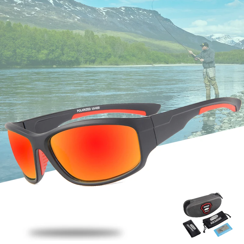 Очки солнцезащитные унисекс Queshark, Поляризованные, с защитой UV400
