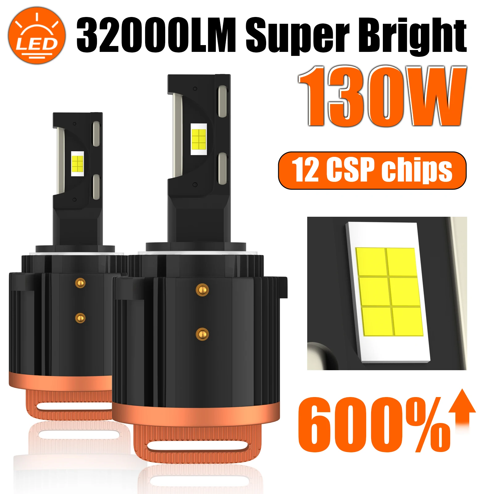 

Светодиодные фары высокой мощности H7 CSP Canbus Led h7, Автомобильные светодиодные фары головного света, противотуманные фонари для BMW, Mercedes, Audi, Mazda, VW Golf 6, 7, MK3, 2 шт.