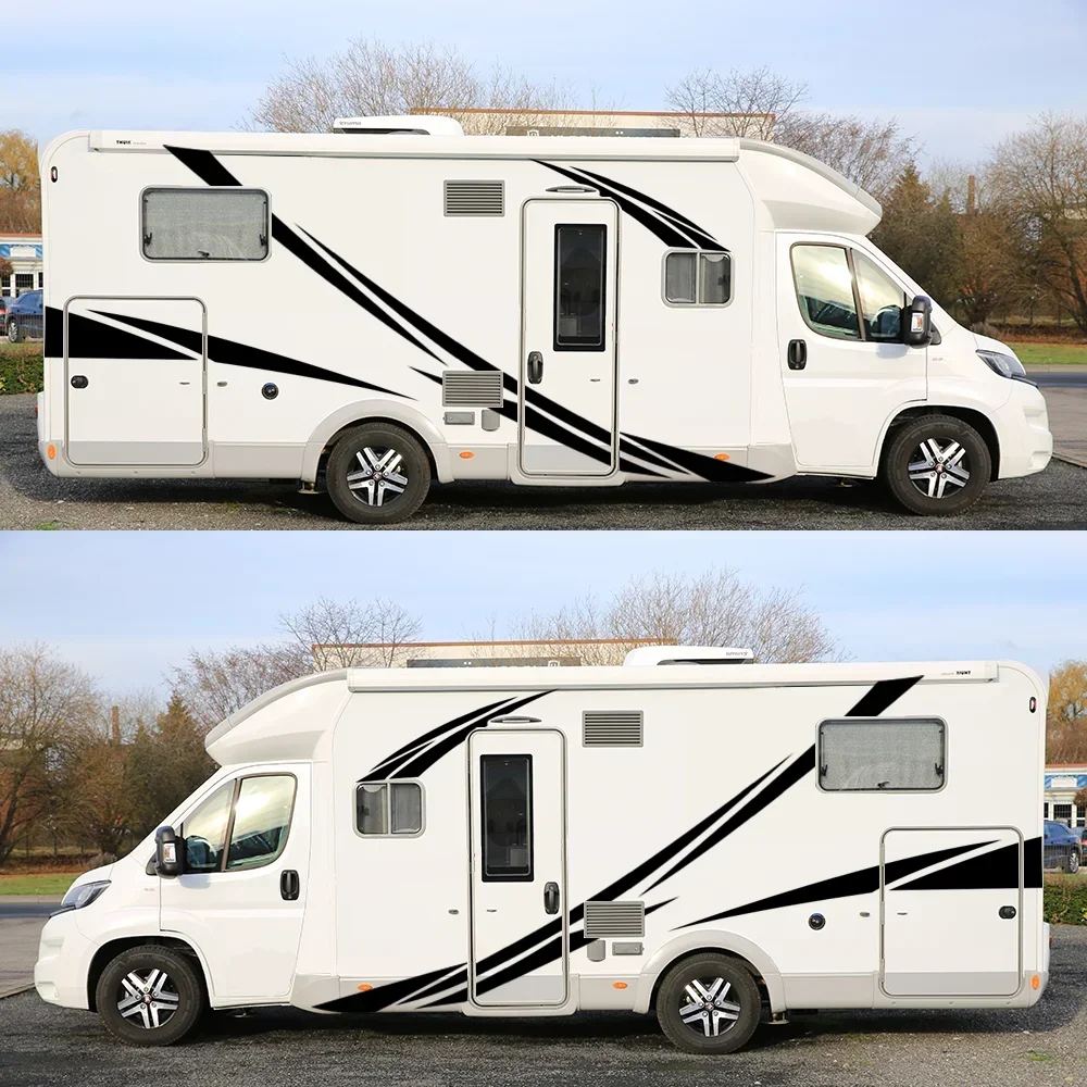 2-х шт. наклейки для автофургона с няней универсальные стильные автомобильные