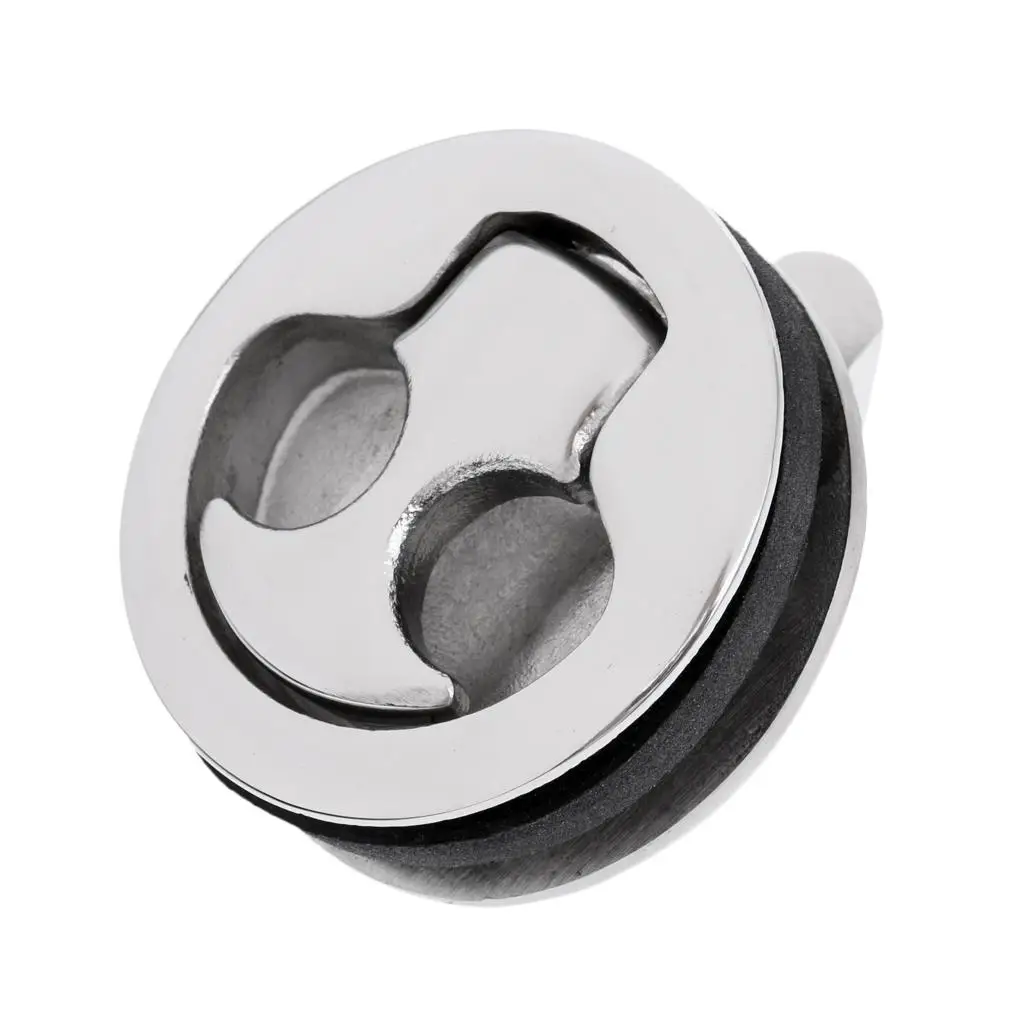 

316 Stainless Steel T Handle Flush Pull Slam Latch Non Latching Boat / Marine
