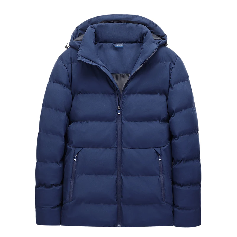 VARSANOL 3 Areas Heated Jacket Men USB Winter -5℃ Electric Heating Hooded Mens Jackets Warm Thermal Coat Clothes Heatable Jacket