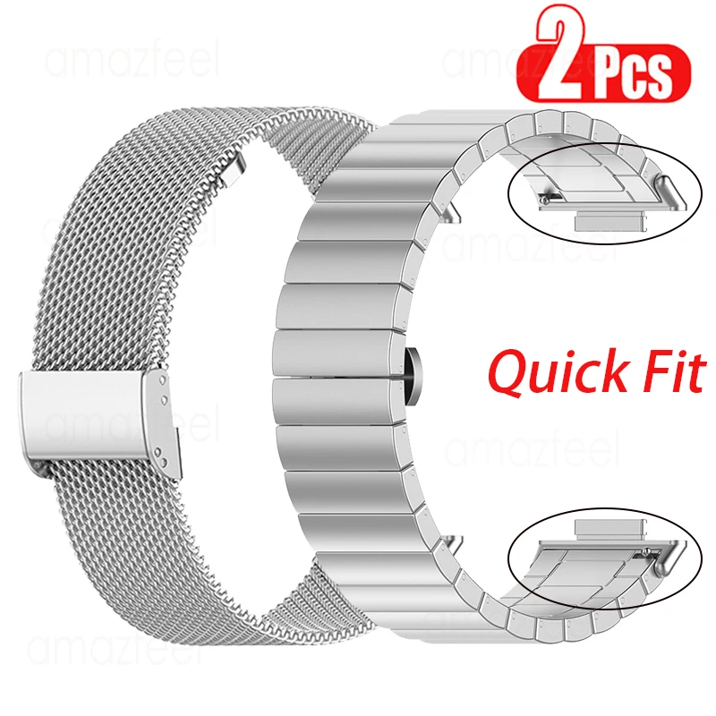 

Stainless Steel Watchband For Huawei Watch Fit Smart Watch Band Accessories Metal Strap For Huawei Watch Fit 2 Bracelets Correa