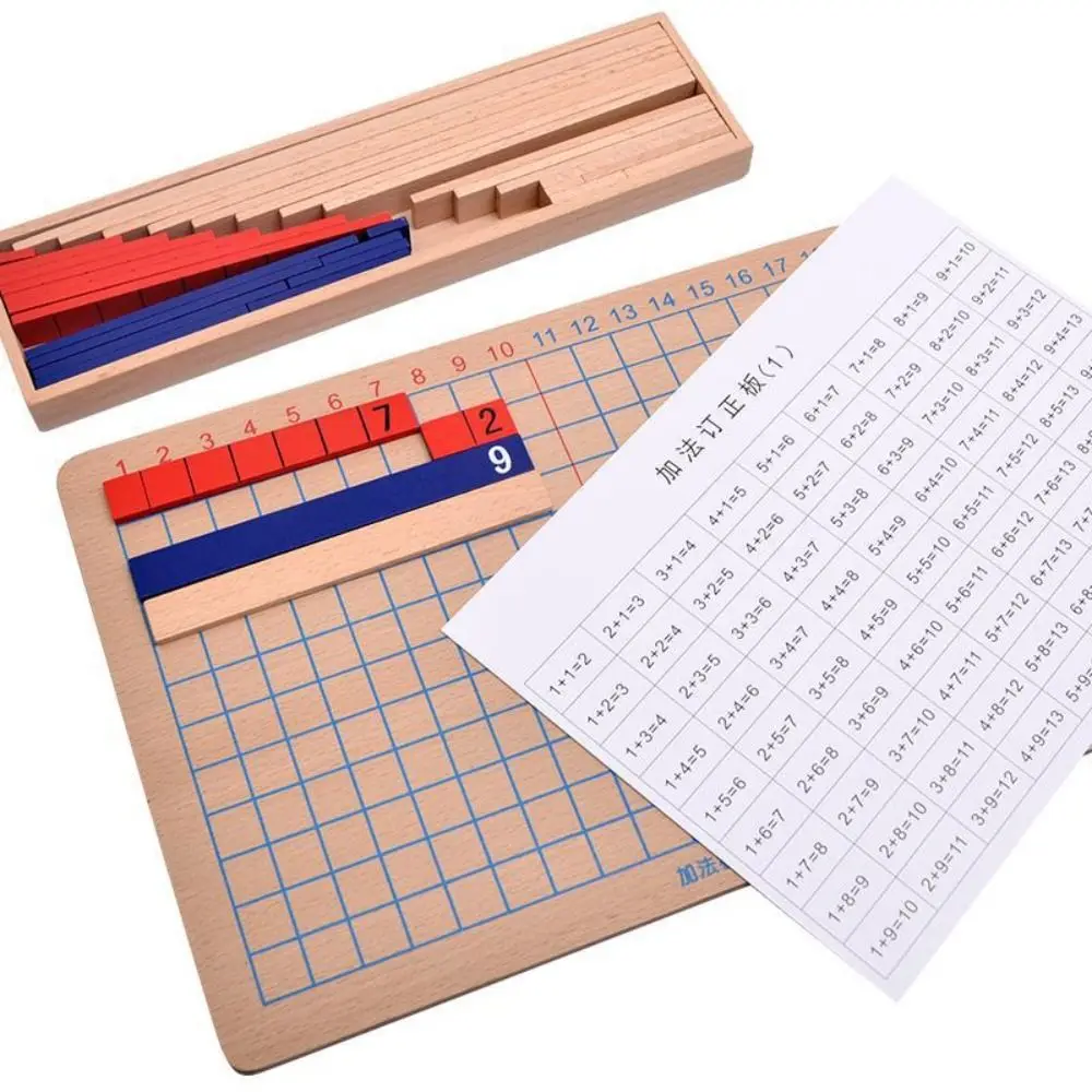

Multiplication Teaching Aids Montessori Preschool Training Math Toys Wooden Toy Division Board Addition Subtraction