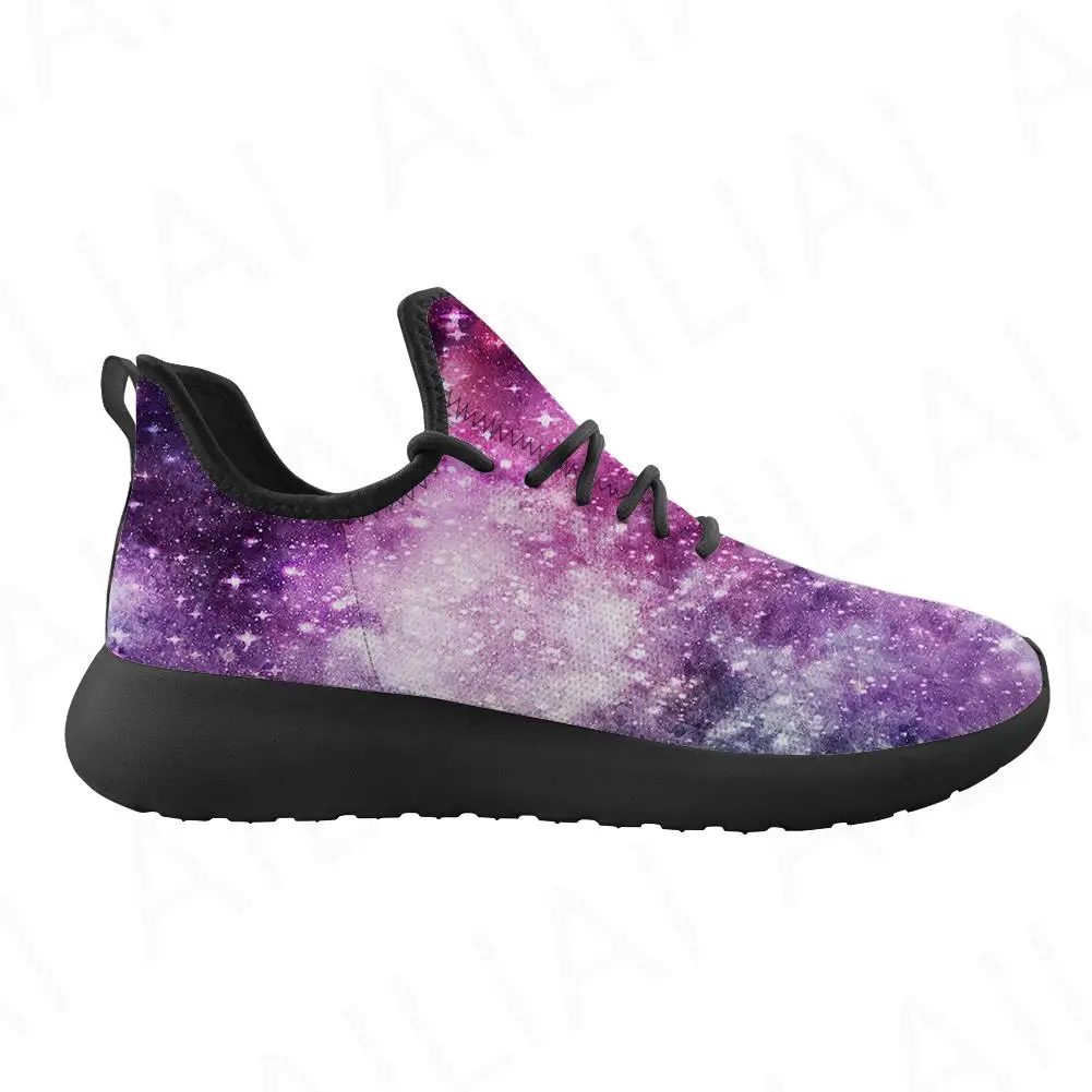 

Summer Galaxy Printing Vulcanize Low Top Jogging Sneakers Female Customized Lace Up Shoes Light Soft Girl Flat Sports Footwear