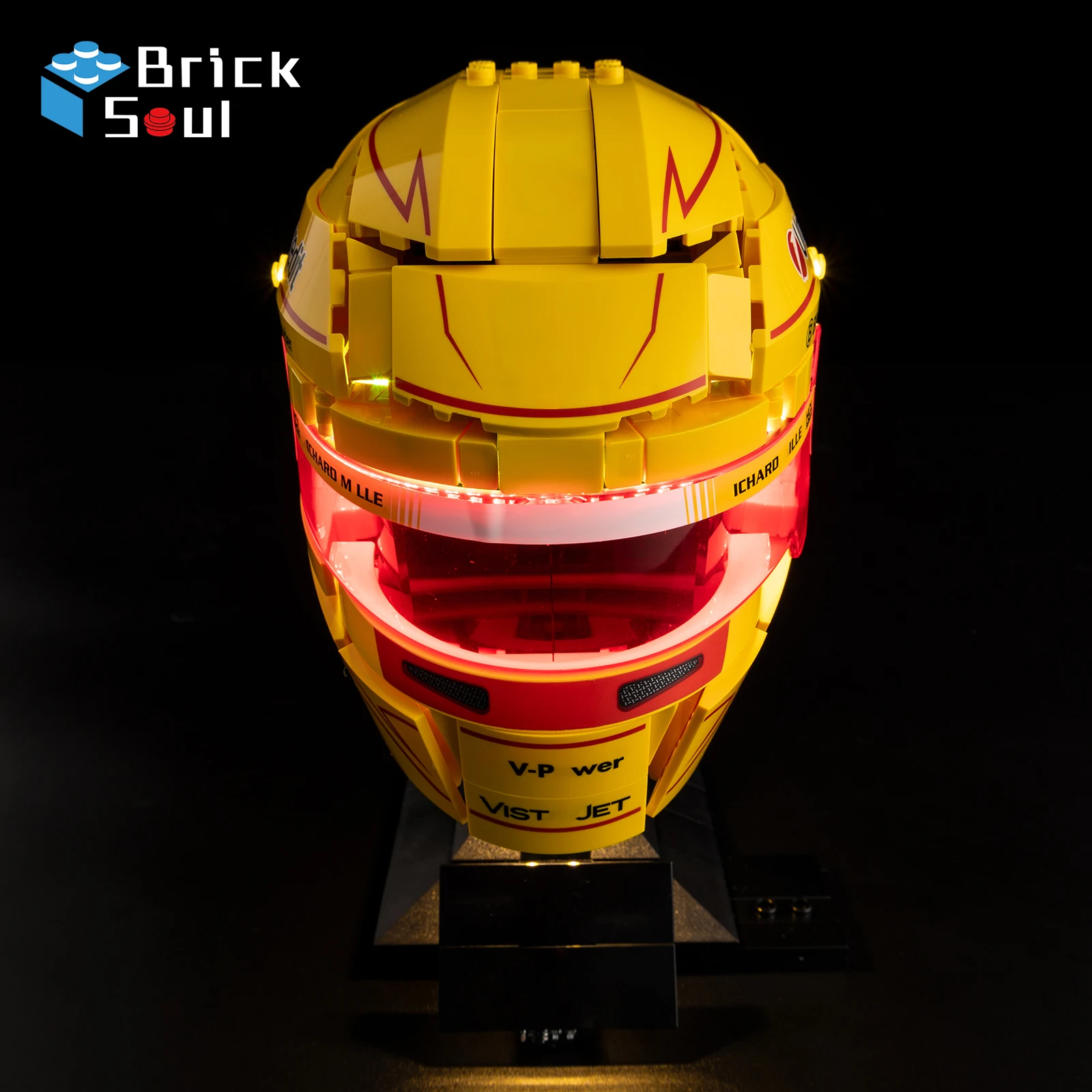 Фото Комплект светодиодной подсветки EASYLITE для конструкторов LEGO McLaren Mastercard F1 Team Lando Norris Helme 43014 43017 43022 43023 №4