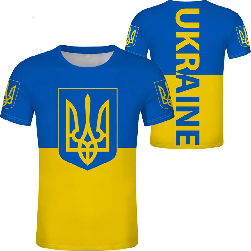 

Latest Ukraine T-shirt For Men Women 3D Clothing Print Ukr Tryzub Short Sleeve Tshirt Casual Simple Type Ukrainian Flag Clothing